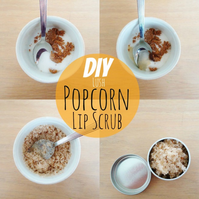 DIY Popcorn Scrub